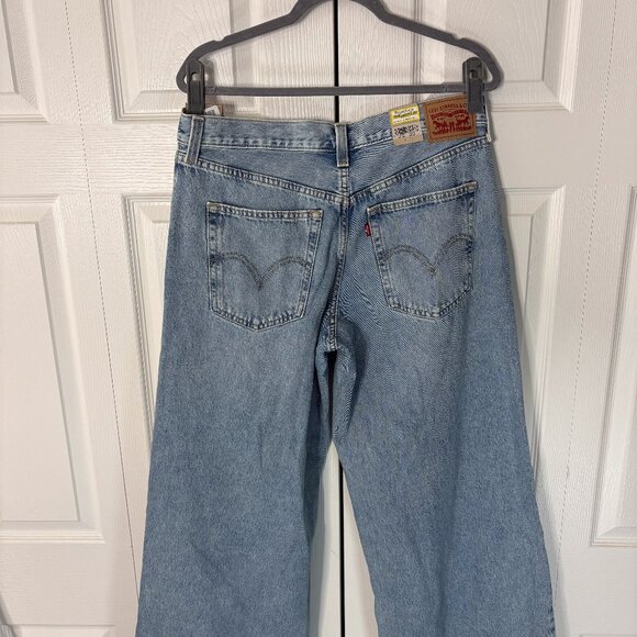 Levi’s ’94 Baggy Wide Leg Jeans Distressed Light Wash 31x31 NWT - Picture 1 of 8